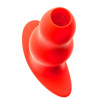 MK Toys Plug Tunnel Stretch Rouge Large 15 x 7cm